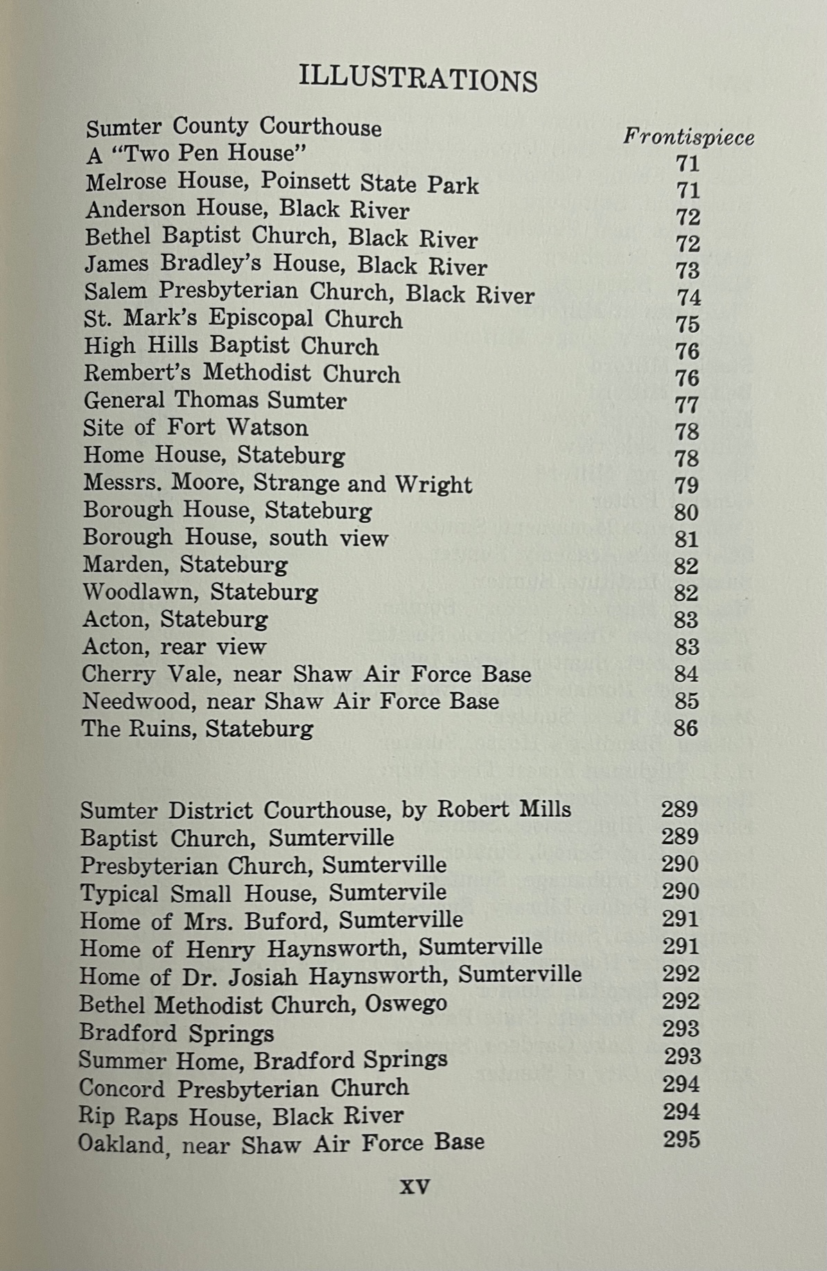 History of Sumter County South Carolina