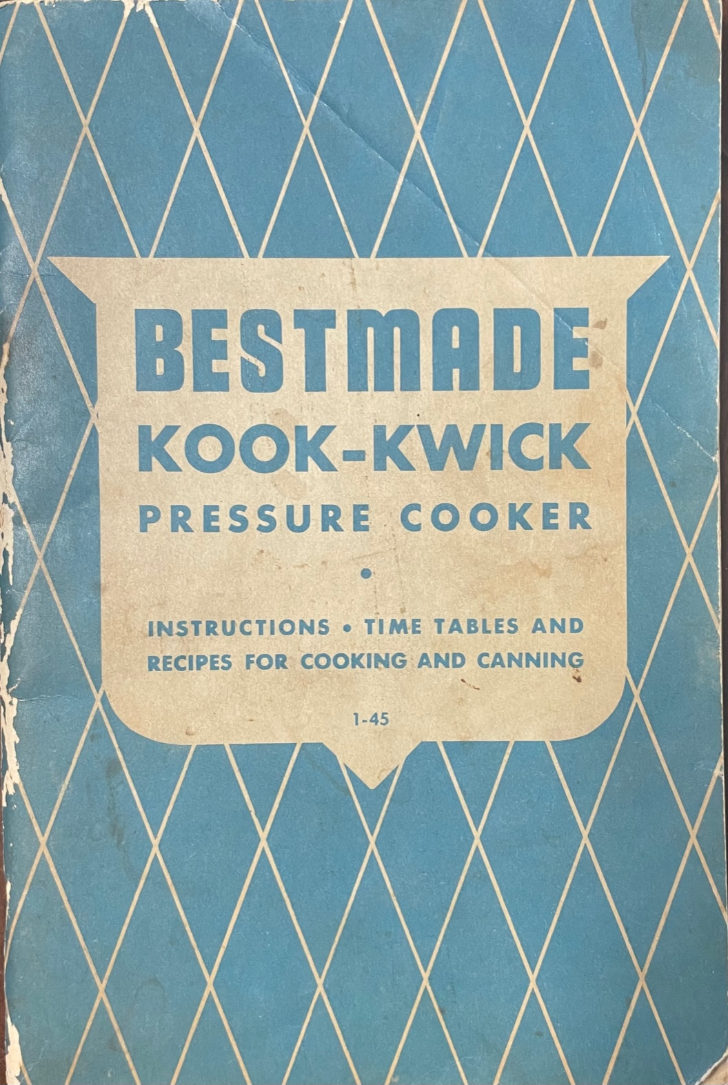 Kook kwick top pressure cooker