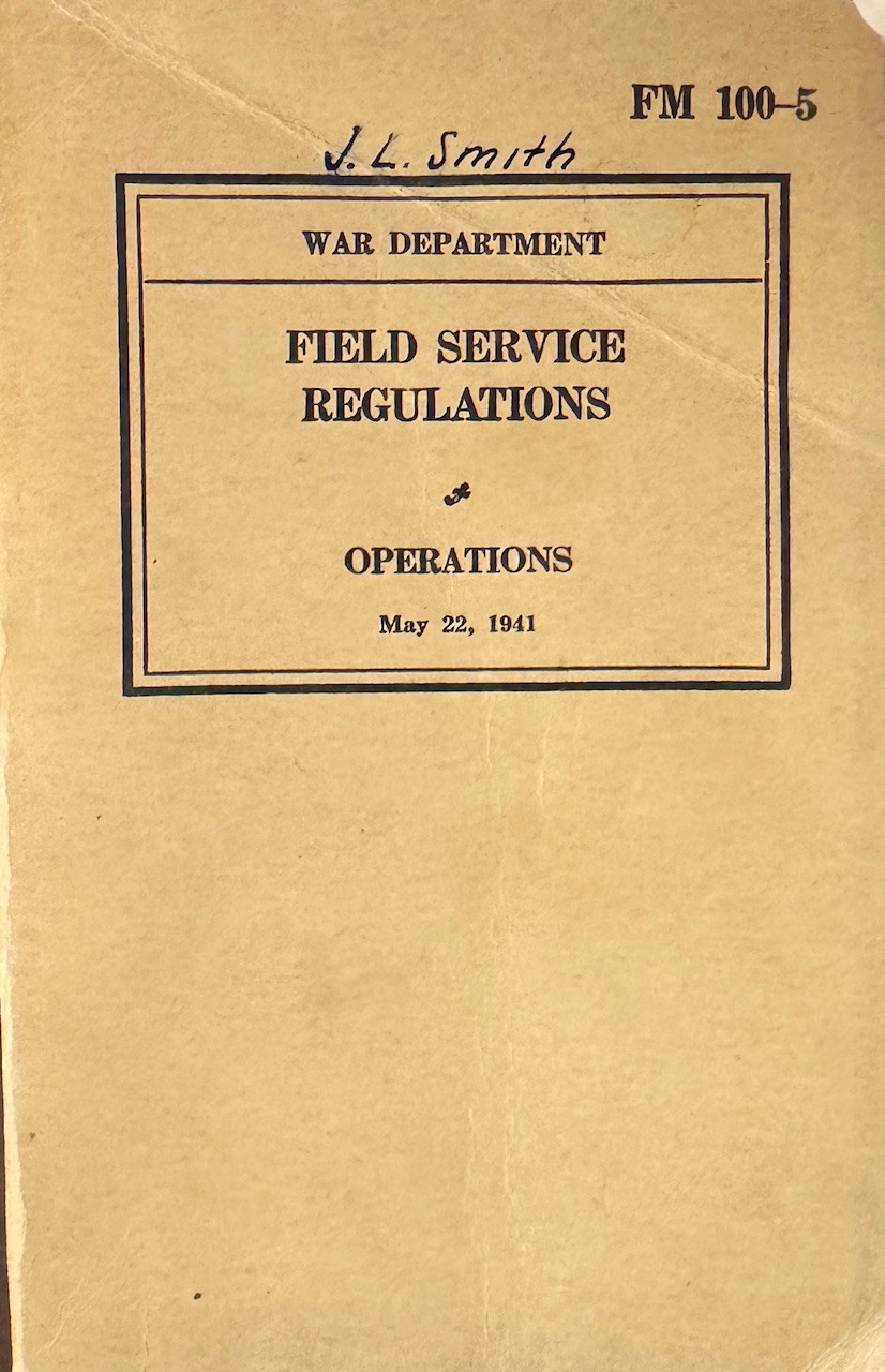 FM 100-5 Field Service Regulations: Operations