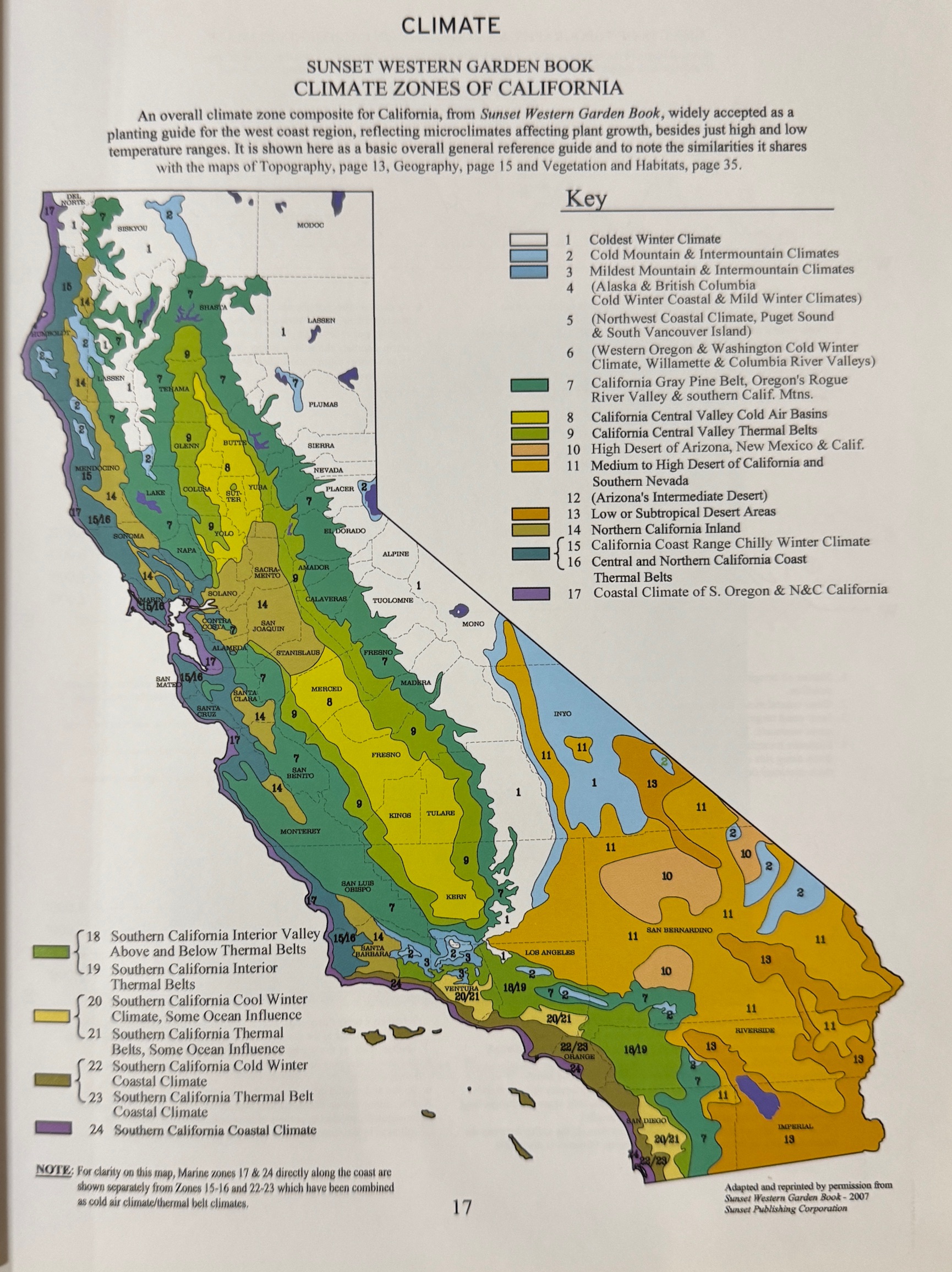 Tree Type Map California Trees of the California Landscape: A Photographic Manual of Native and ...