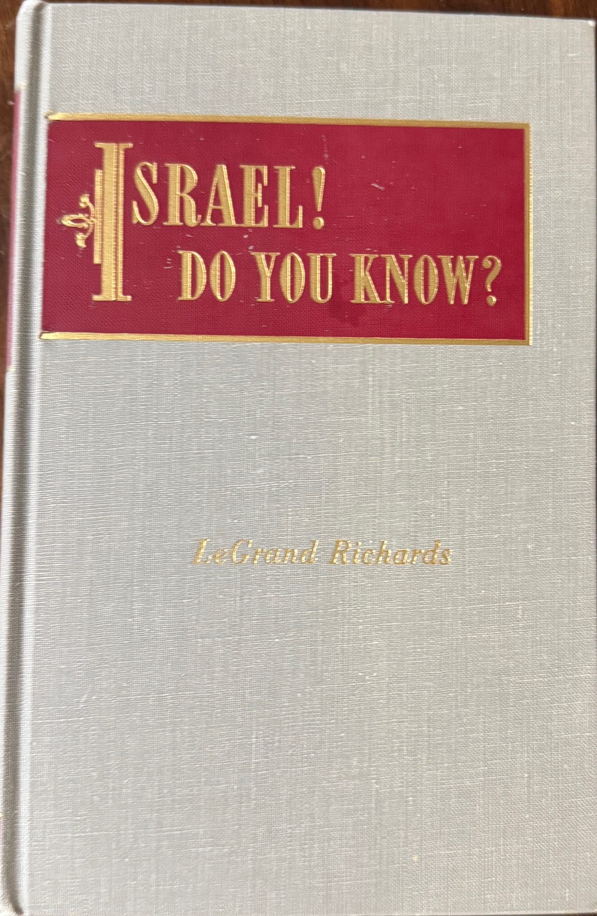 Israel! Do you know