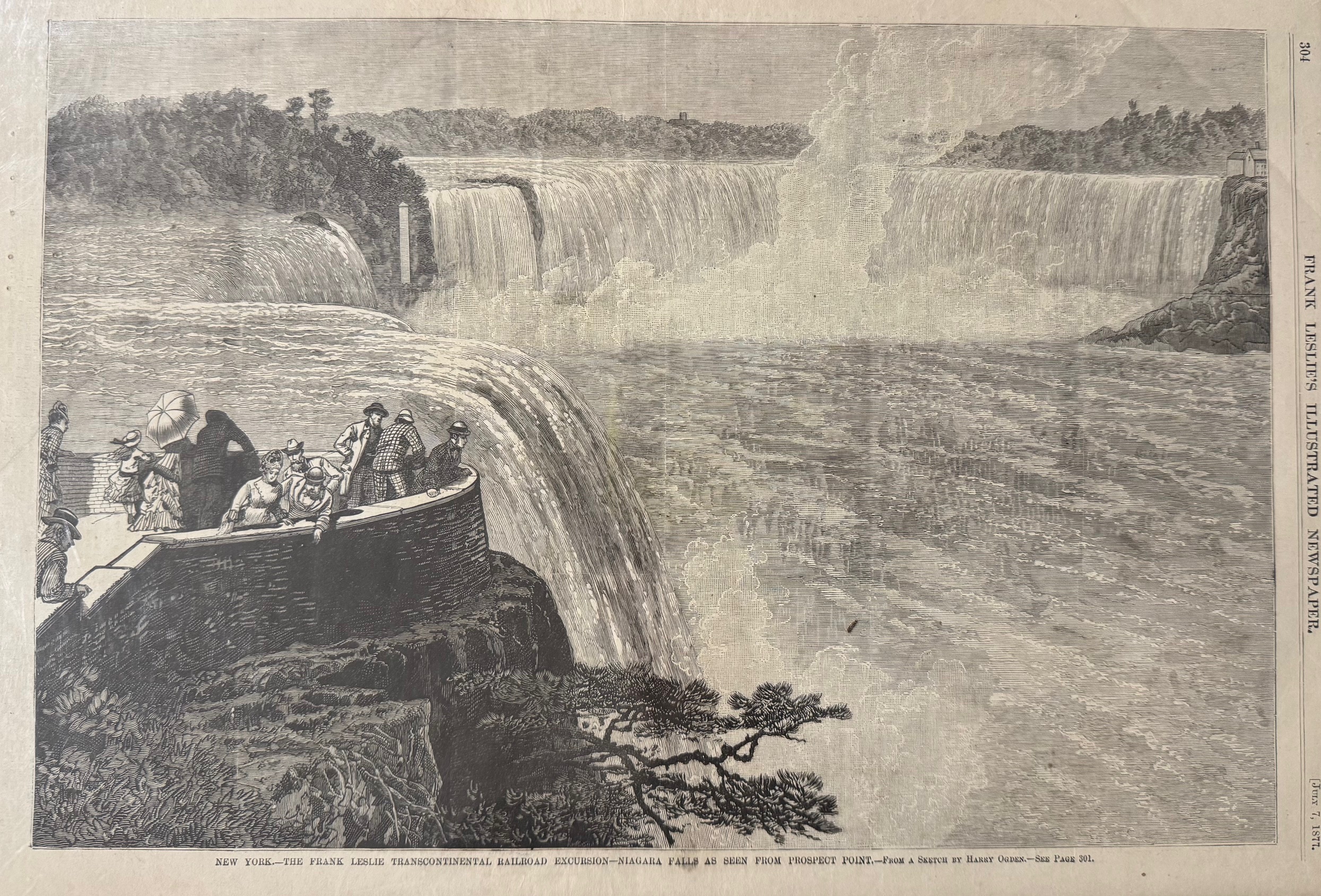 Niagara Falls as Seen from Prospect Point