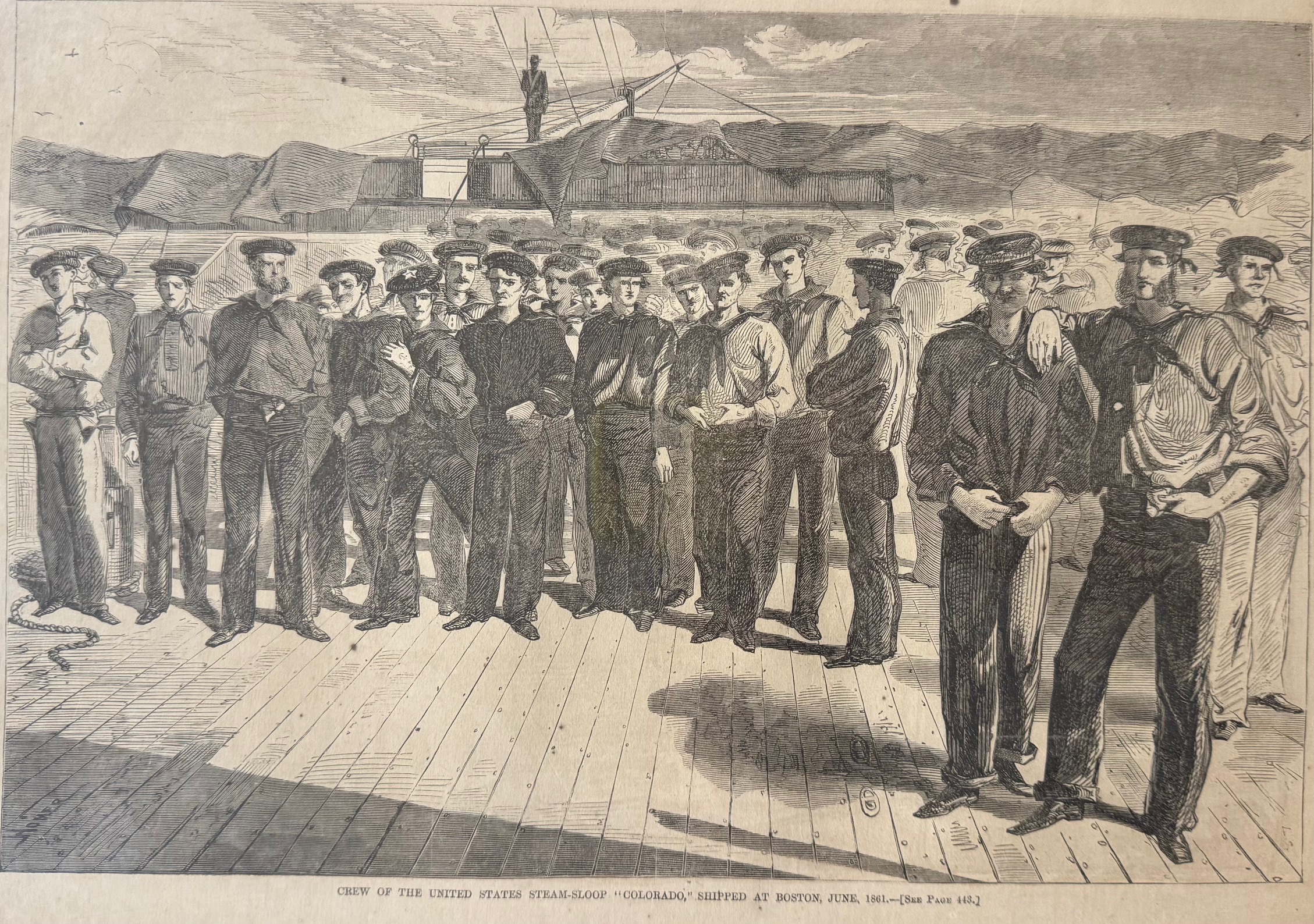 Crew of the United States Steam-Sloop 