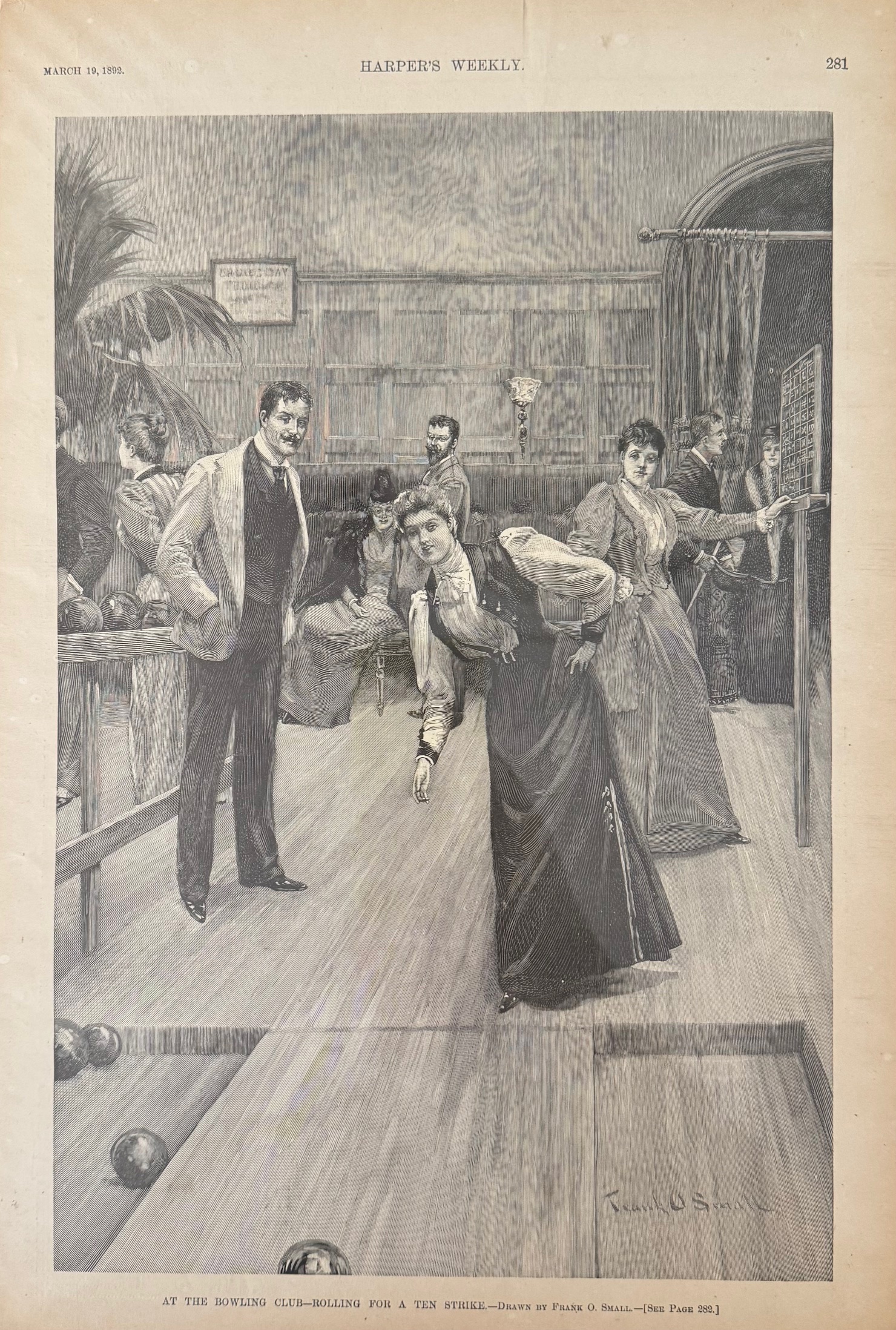 At the Bowling Club - Rolling for a Ten Strike