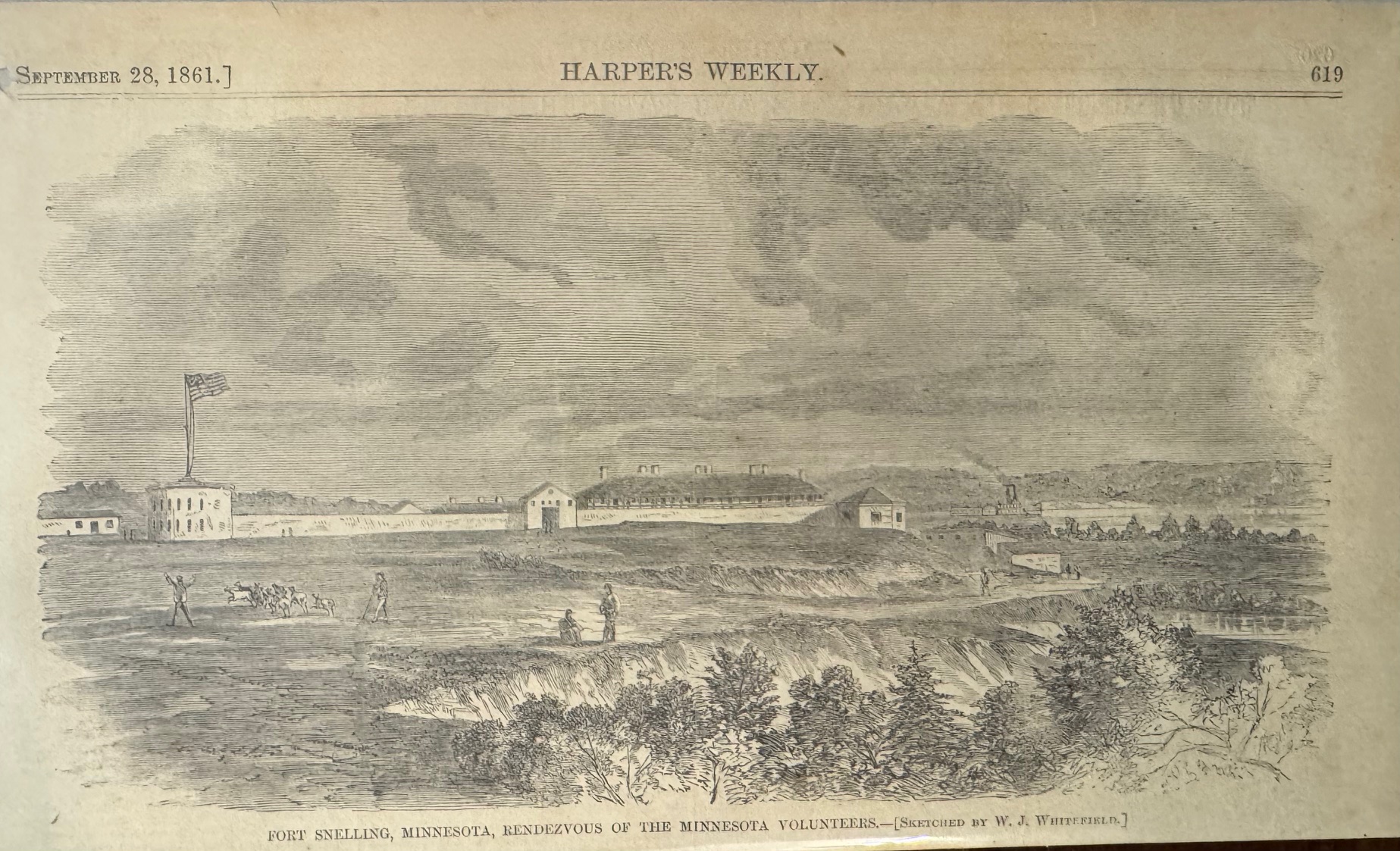 Fort Snelling, Minnesota, Rendezvous of the Minnesota Volunteers