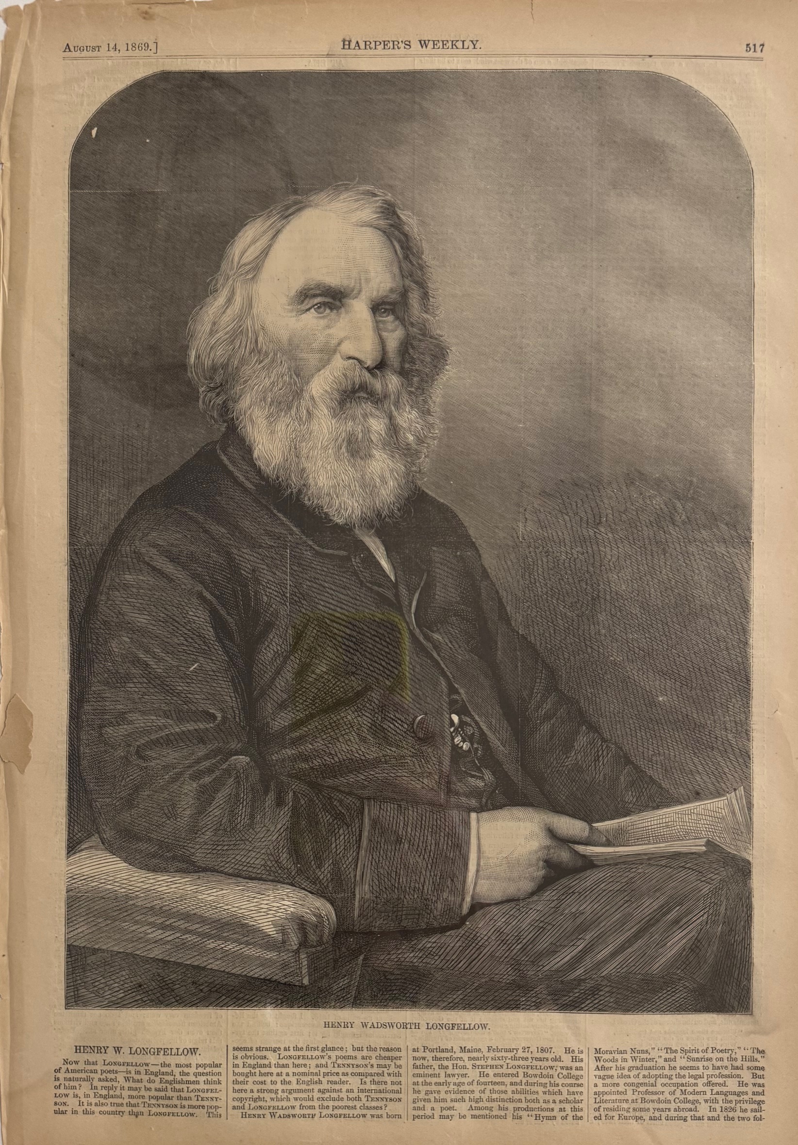 Henry Wadsworth Longfellow
