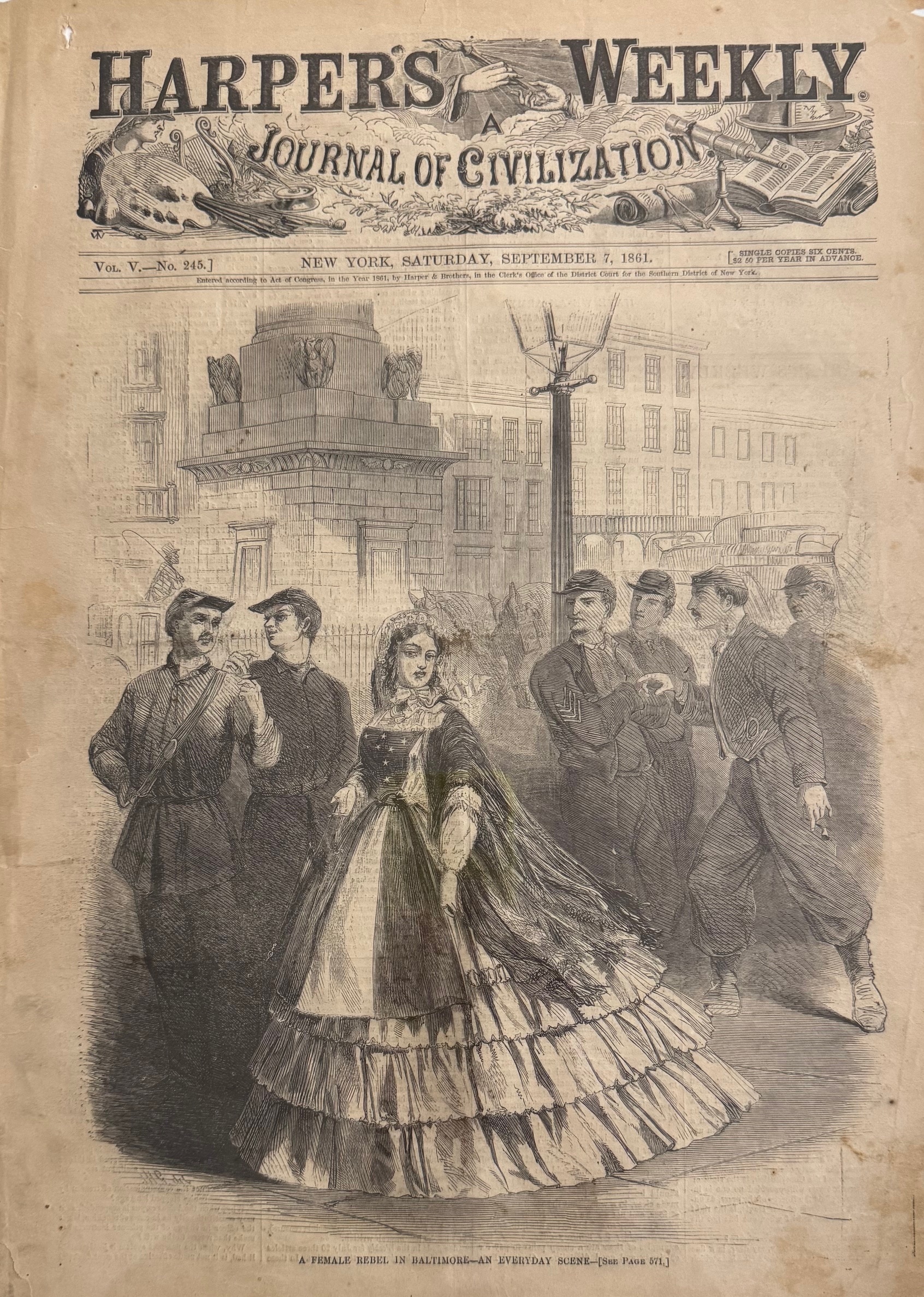 A Female Rebel in Baltimore - An Everyday Scene