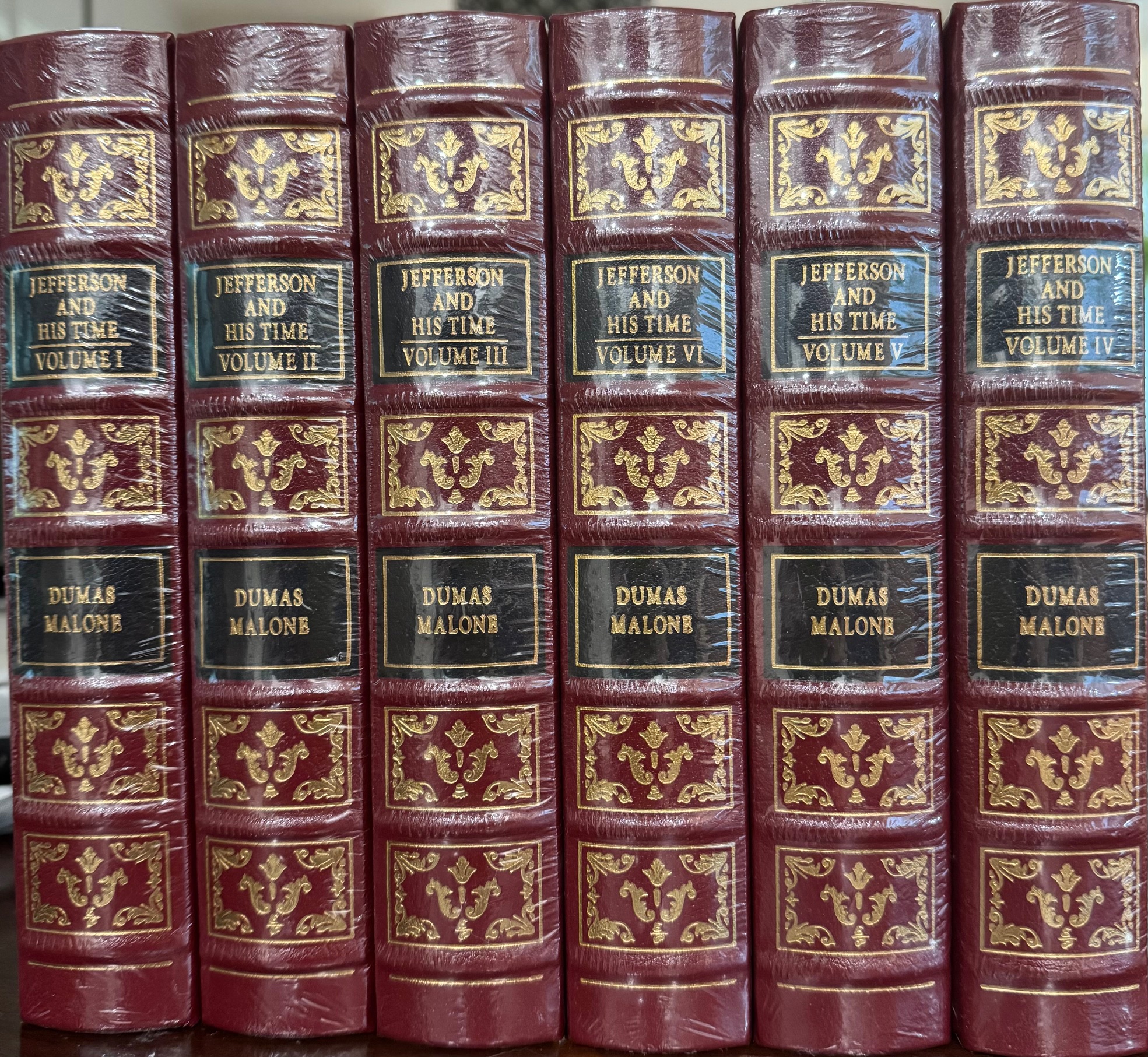 Jefferson and His Time - 6 Factory Sealed Volumes Collector's Edition Set)