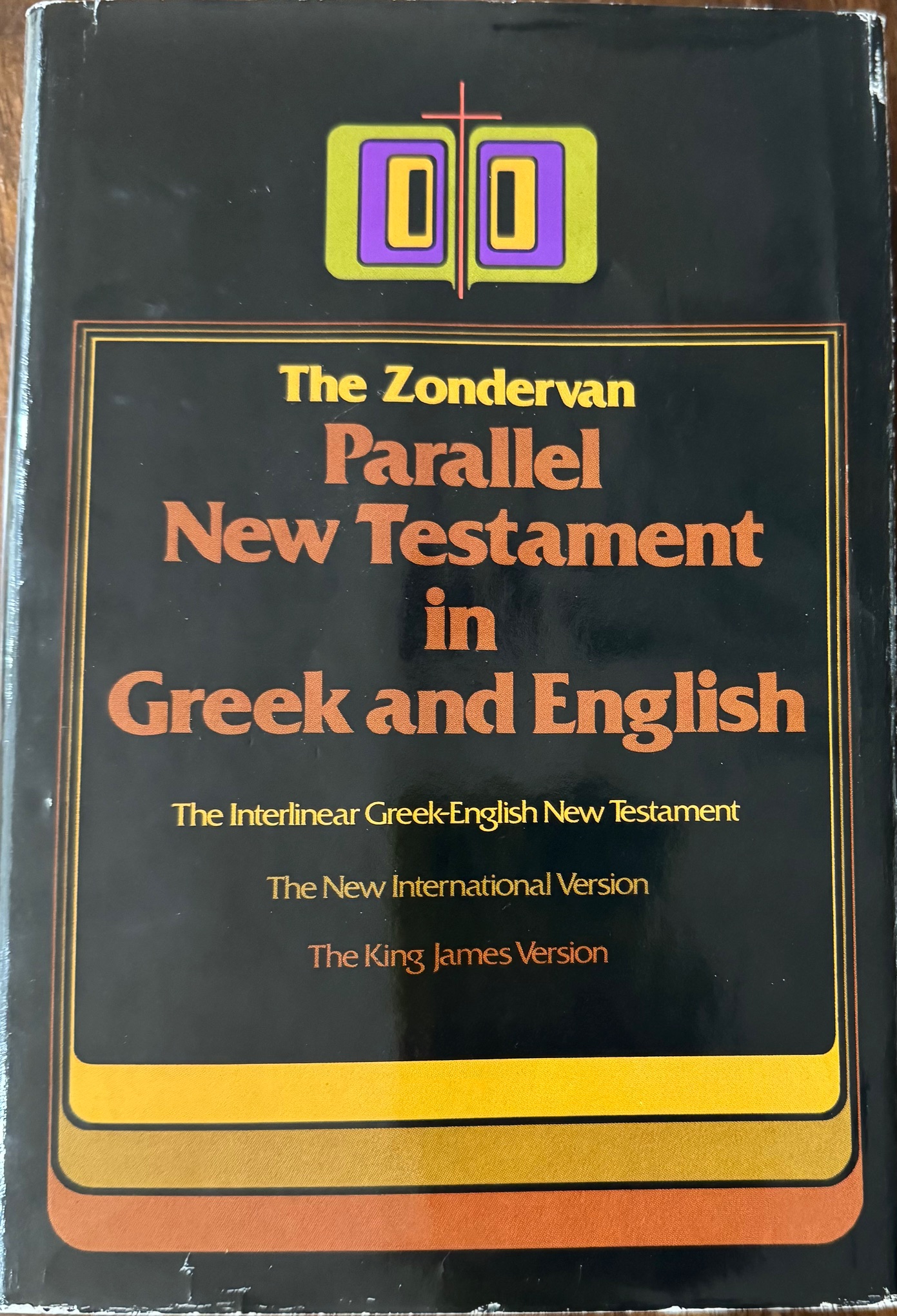 he Zondervan Parallel New Testament in Greek and English [The Interlinear Greek-English New Testament, The New International Version, The King James Version]