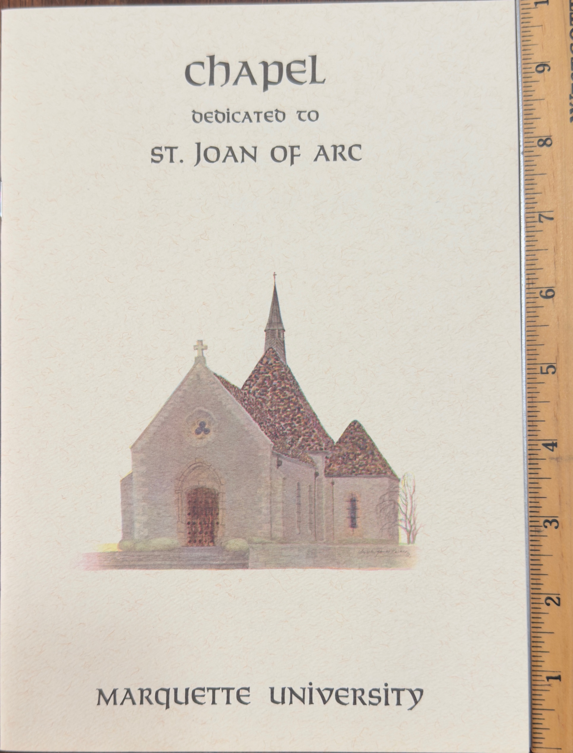 Image for Chapel Dedicated to St. Joan of Arc - Reconstructed By Marquette University Chapel Dedicated to St. Joan of Arc - Reconstructed By Marquette University