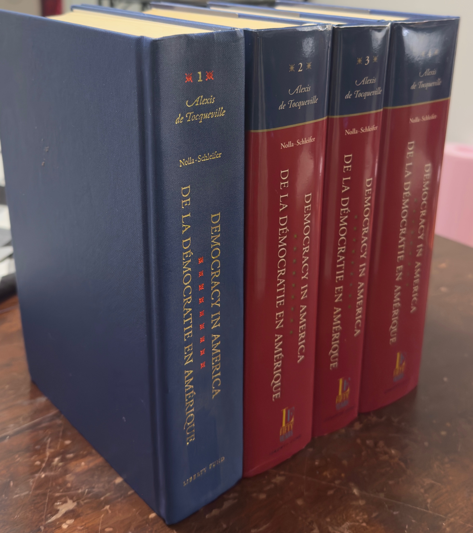 Democracy in America / De la Dmocratie en Amrique - 4 Volume Set - Bilingual Edition (Historical-Critical Edition of De la Dmocratie)