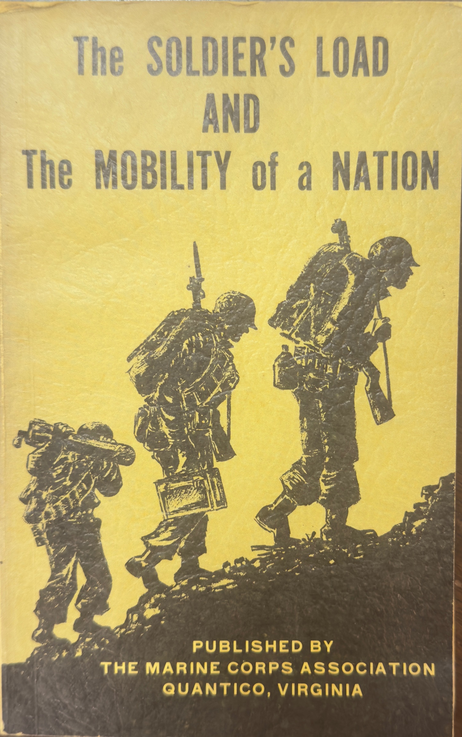 The Soldier's Load and the Mobility of a Nation