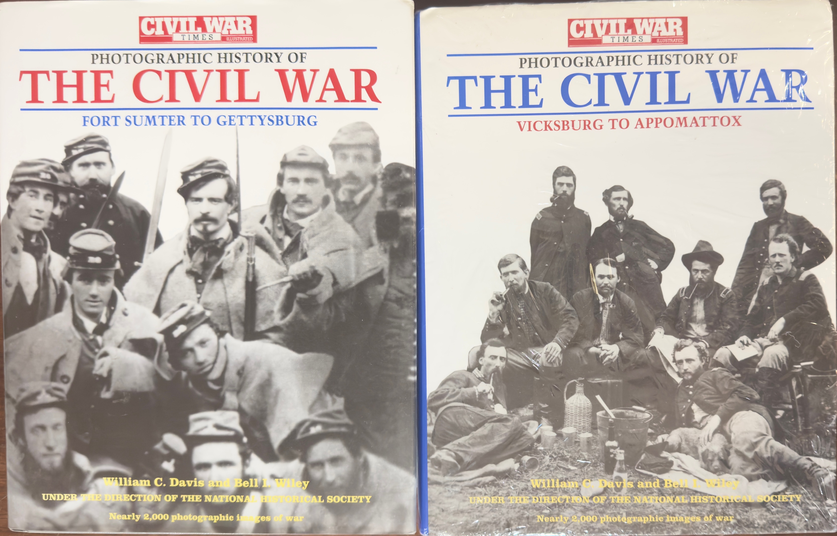 The Civil War Times Illustrated Photographic History of the Civil War: Fort Sumter to Gettysburg / Vicksburg to Appomattox - 2 Volume Set