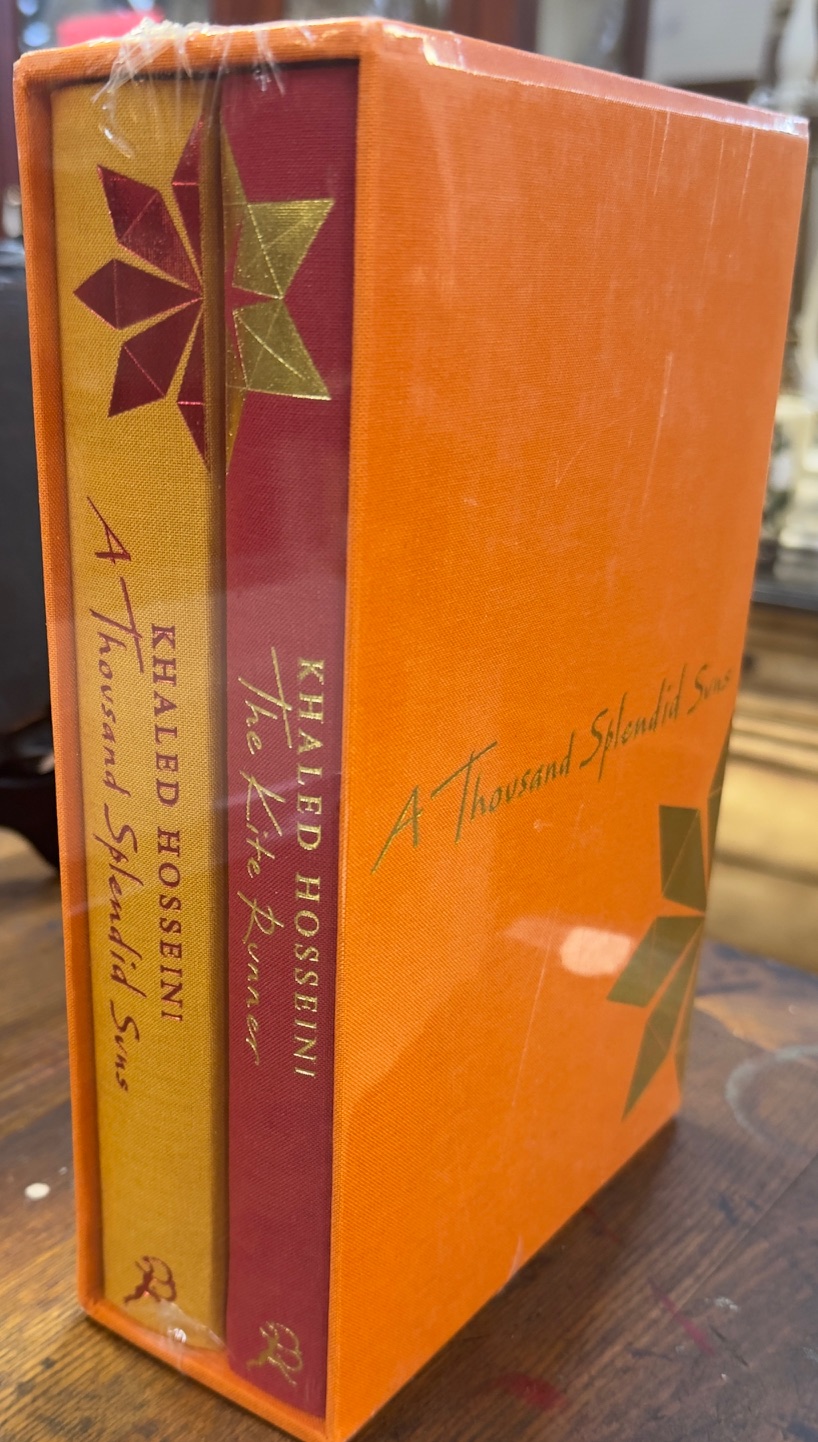 The Kite Runner / A Thousand Splendid Suns - 2 Volume Set in Slipcase [FACTORY SEALED - Signed, Limited Edition]