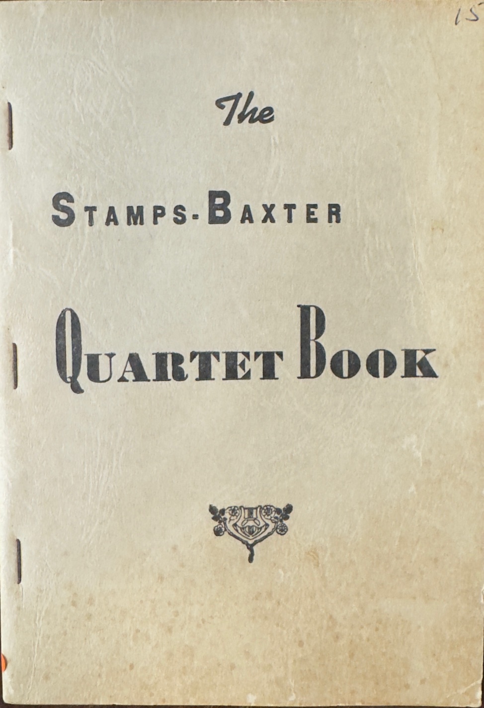 Image for The Stamps-Baxter Quartet Book The Stamps-Baxter Quartet Book
