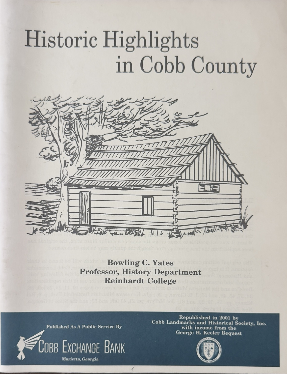 Image for Historic Highlights in Cobb County Historic Highlights in Cobb County