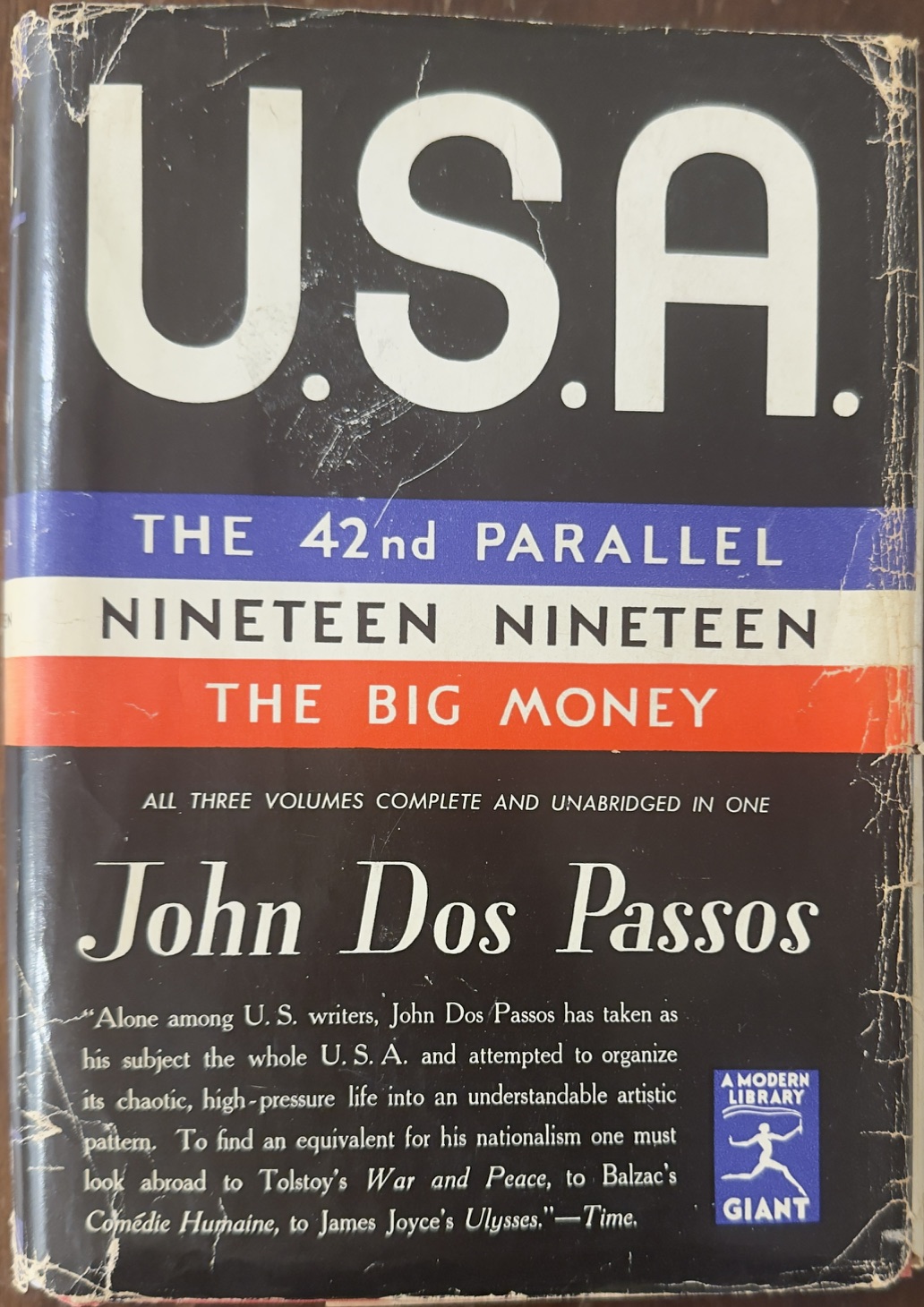 U.S.A.: The 42nd Parallel / 1919 / The Big Money (A Modern Library Giant - G44)