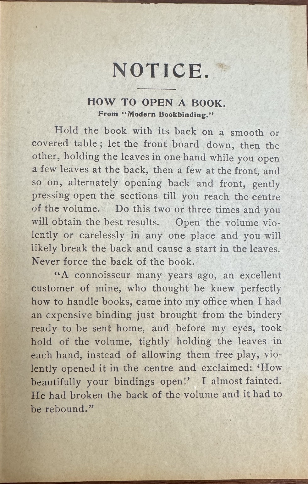 Image for Notice. How to Open a Book. From Notice. How to Open a Book. From